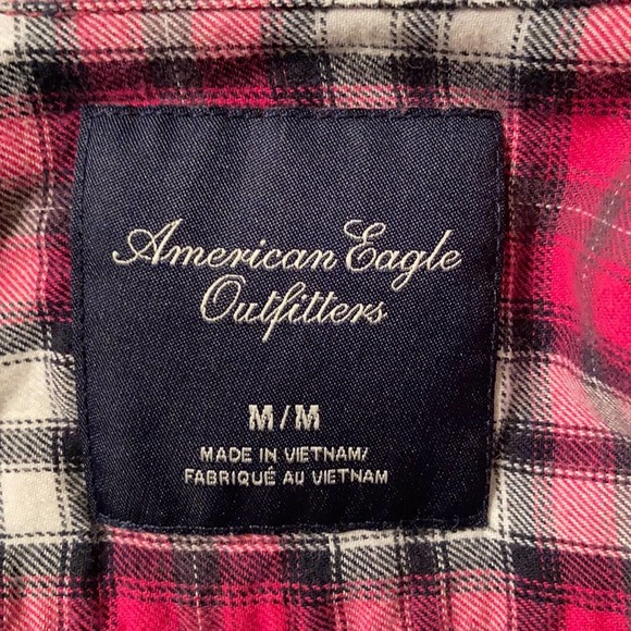 🇺🇸 American Eagle Outfitters Plaid Button Down Shirt - Picture 3 of 5